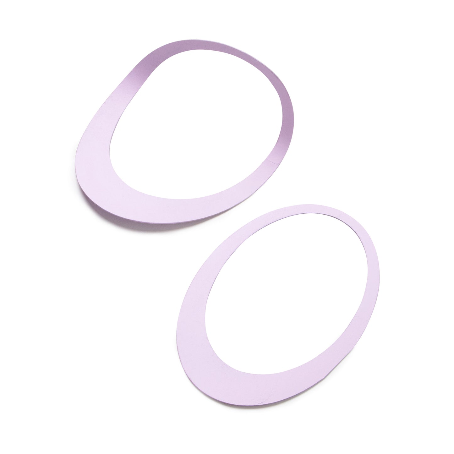 two medium sized oval props for photography and film