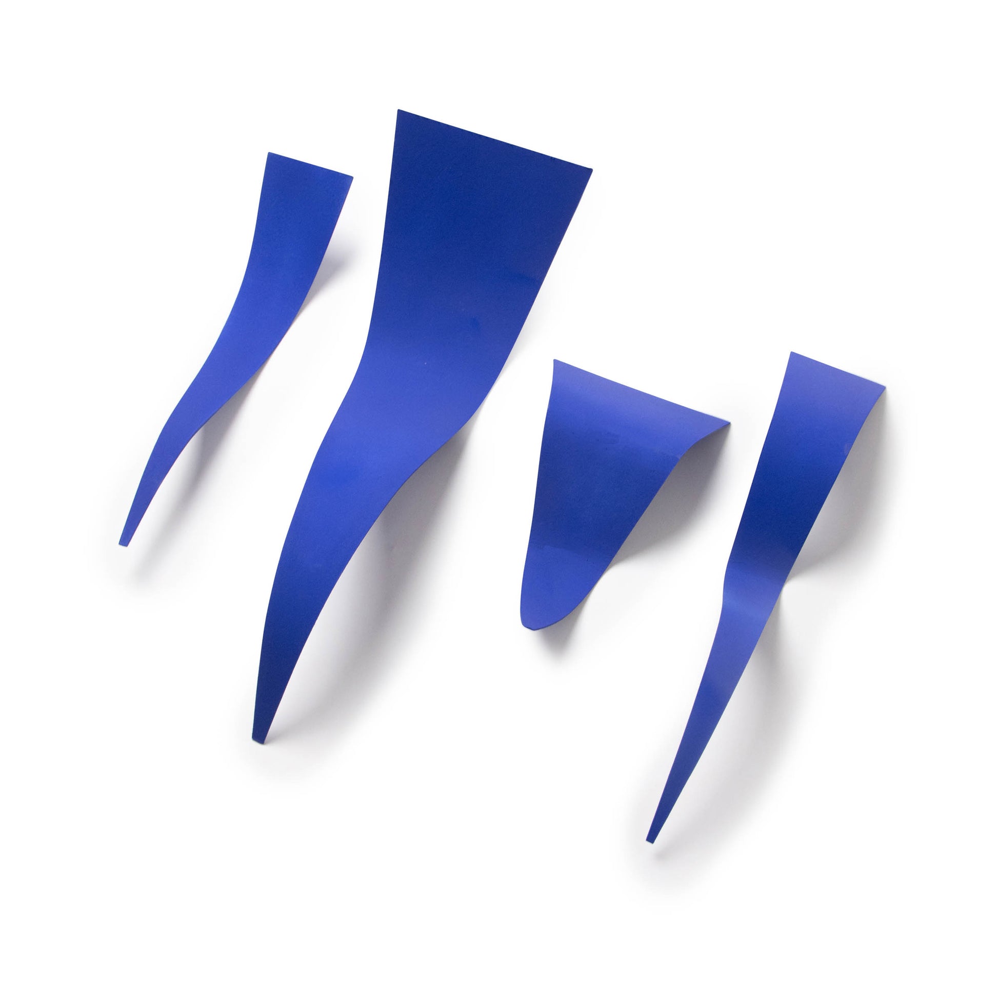 set of four wavy props for visual marketing and photography