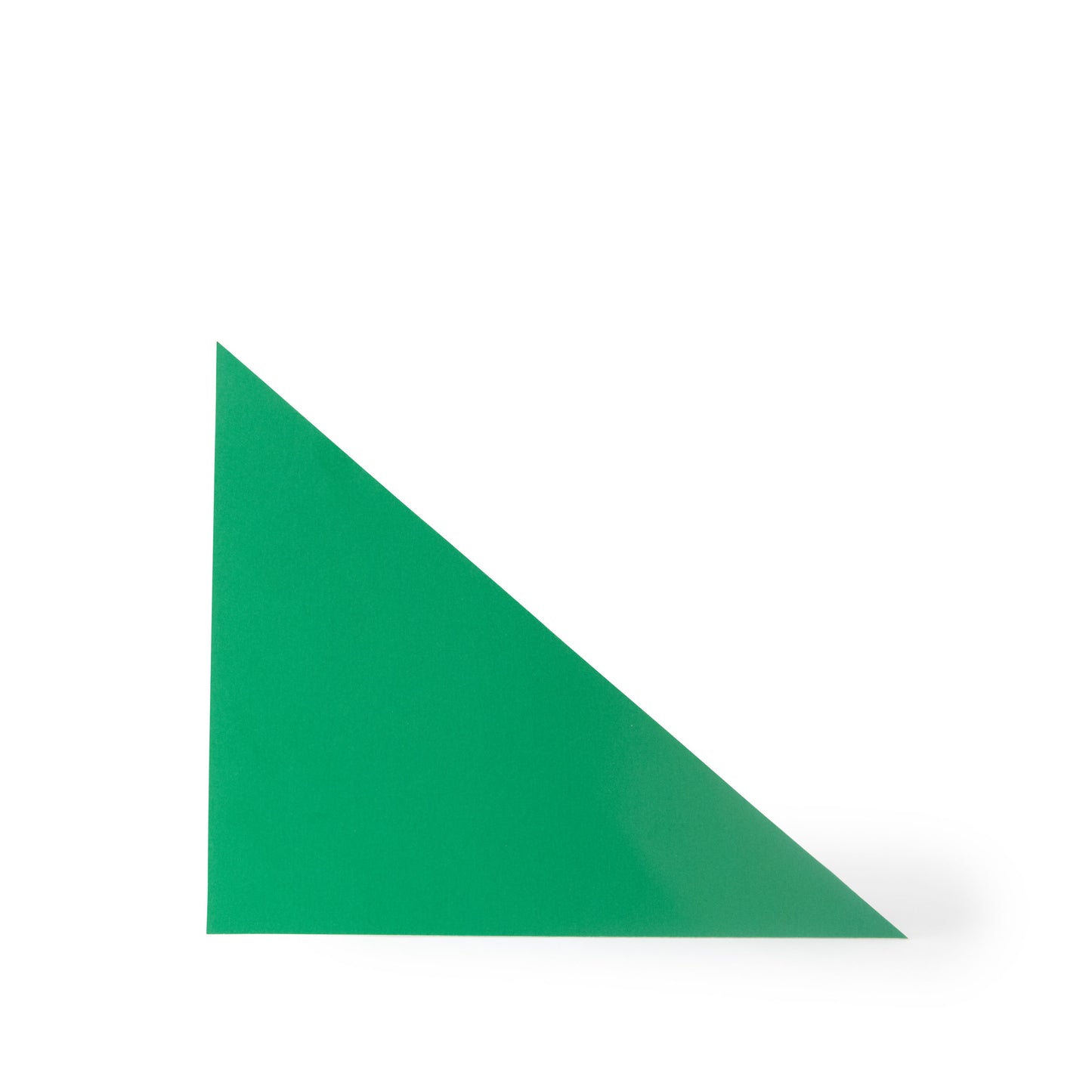 a unique triangle cut-out prop for product photography