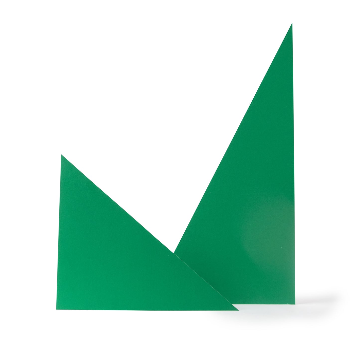 A set of two large triangle photo props
