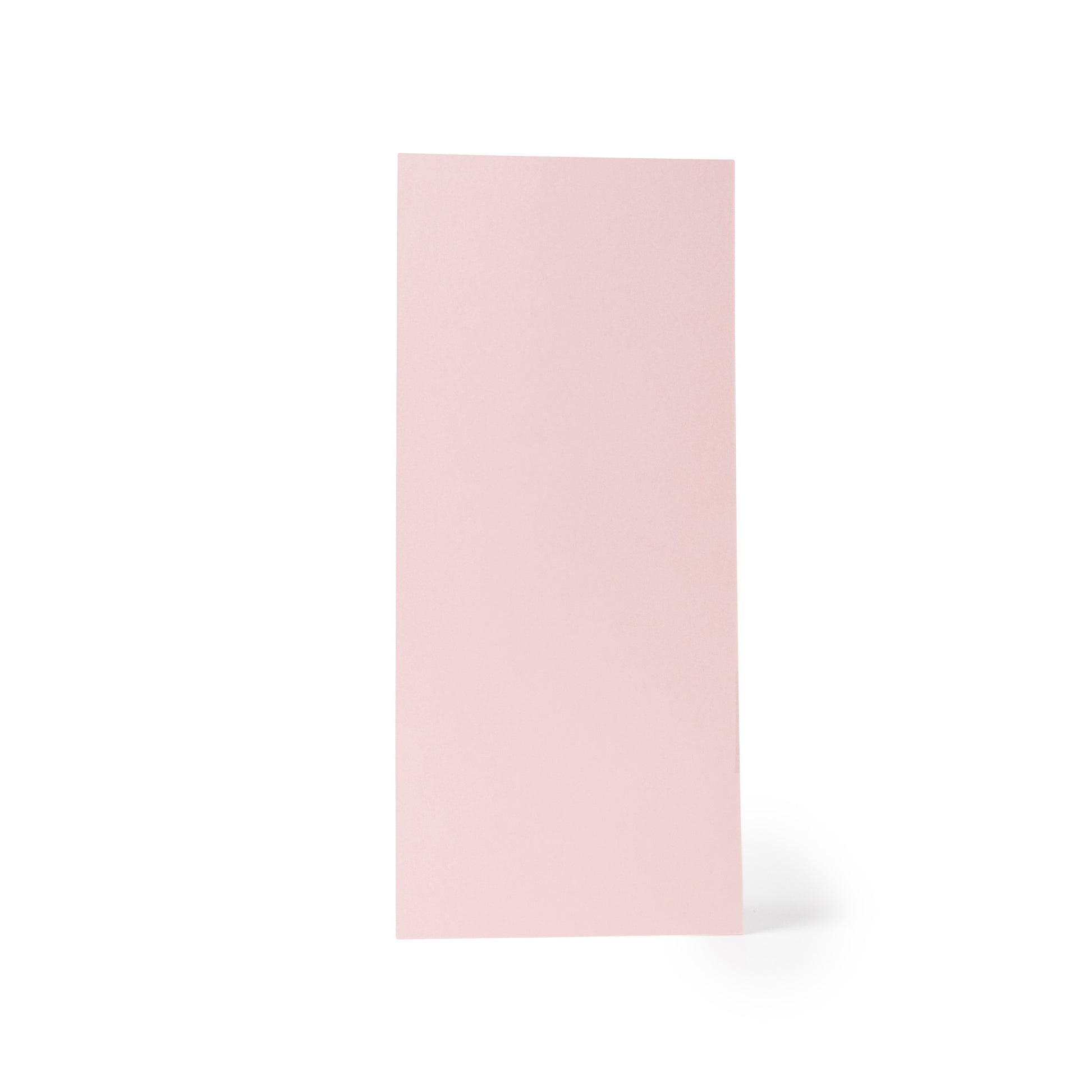 Rectangular pink card cut-out prop for photography use