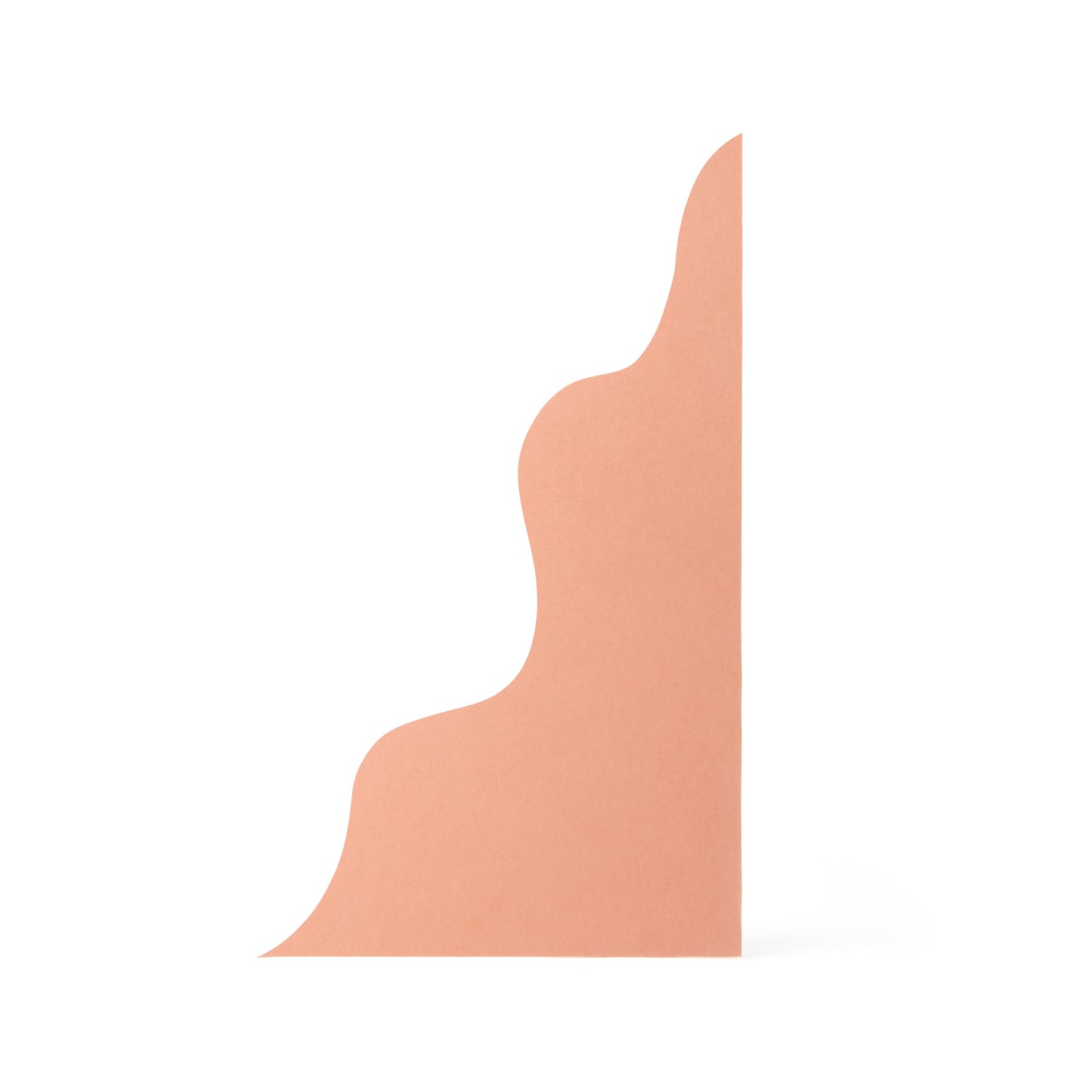 A photography prop in a wavy shape, ideal for content creators