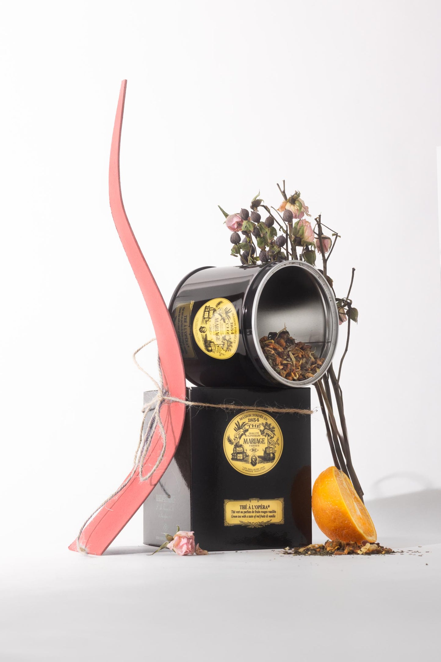 a still life set up using photograpy props